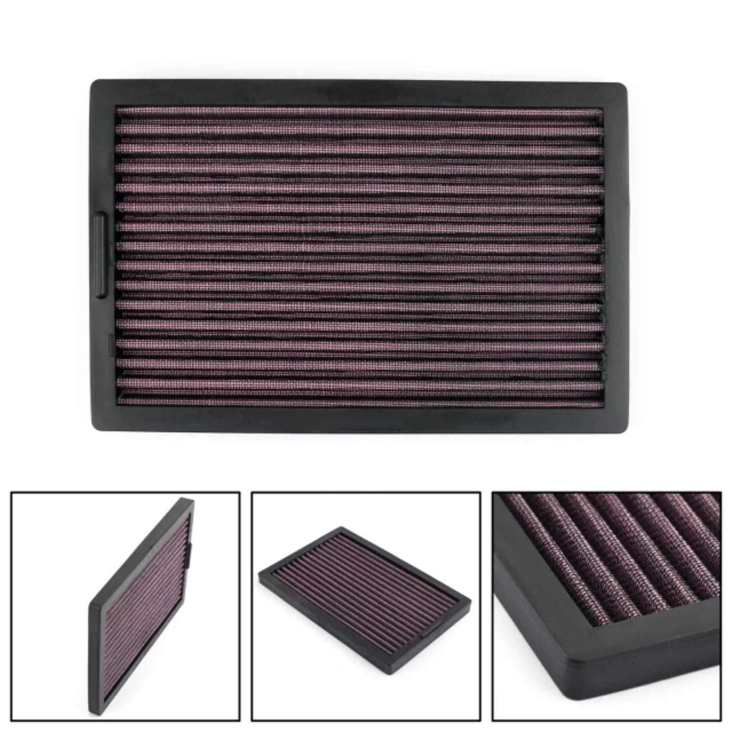 Kawasaki Ninja 250R/ Ninja 300/ Z250 compatible High-Performance Paper Based Washable/ Reusable Air filter