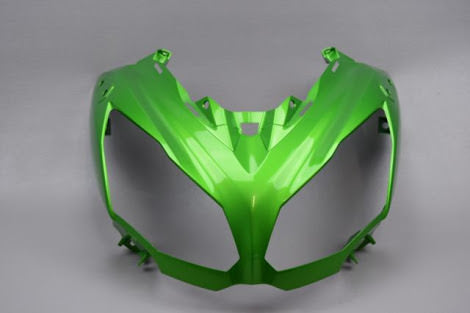 Kawasaki Ninja 650 2012-2016 Headlight mask Metallic Green