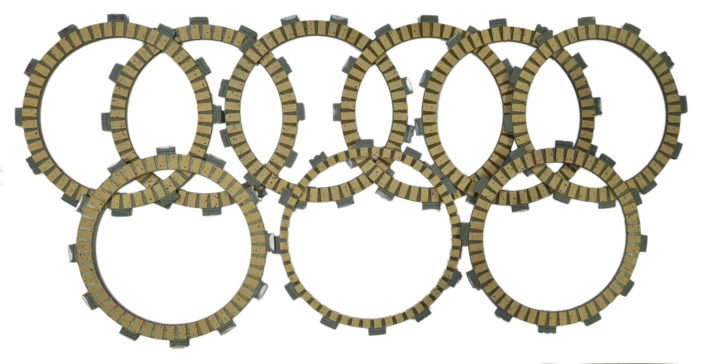 High Quality Paper Based Clutch Plates Suitable for Yamaha MT-10 2013-2018 Set of 8 Clutch Plates & 1 Friction