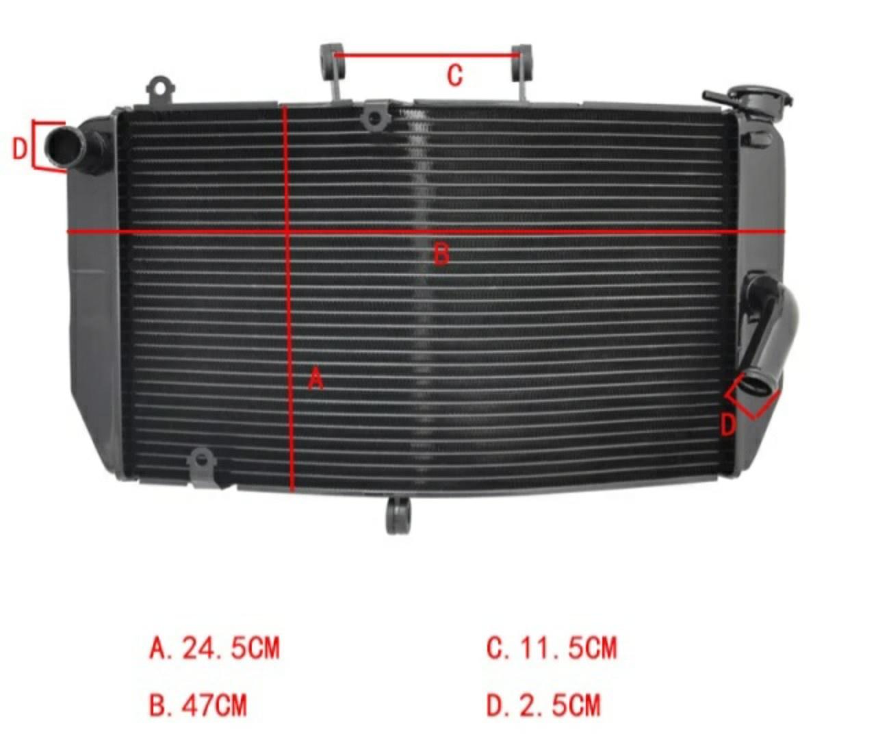 Radiator/ Water Tank For Honda CBR600RR 2003-2006