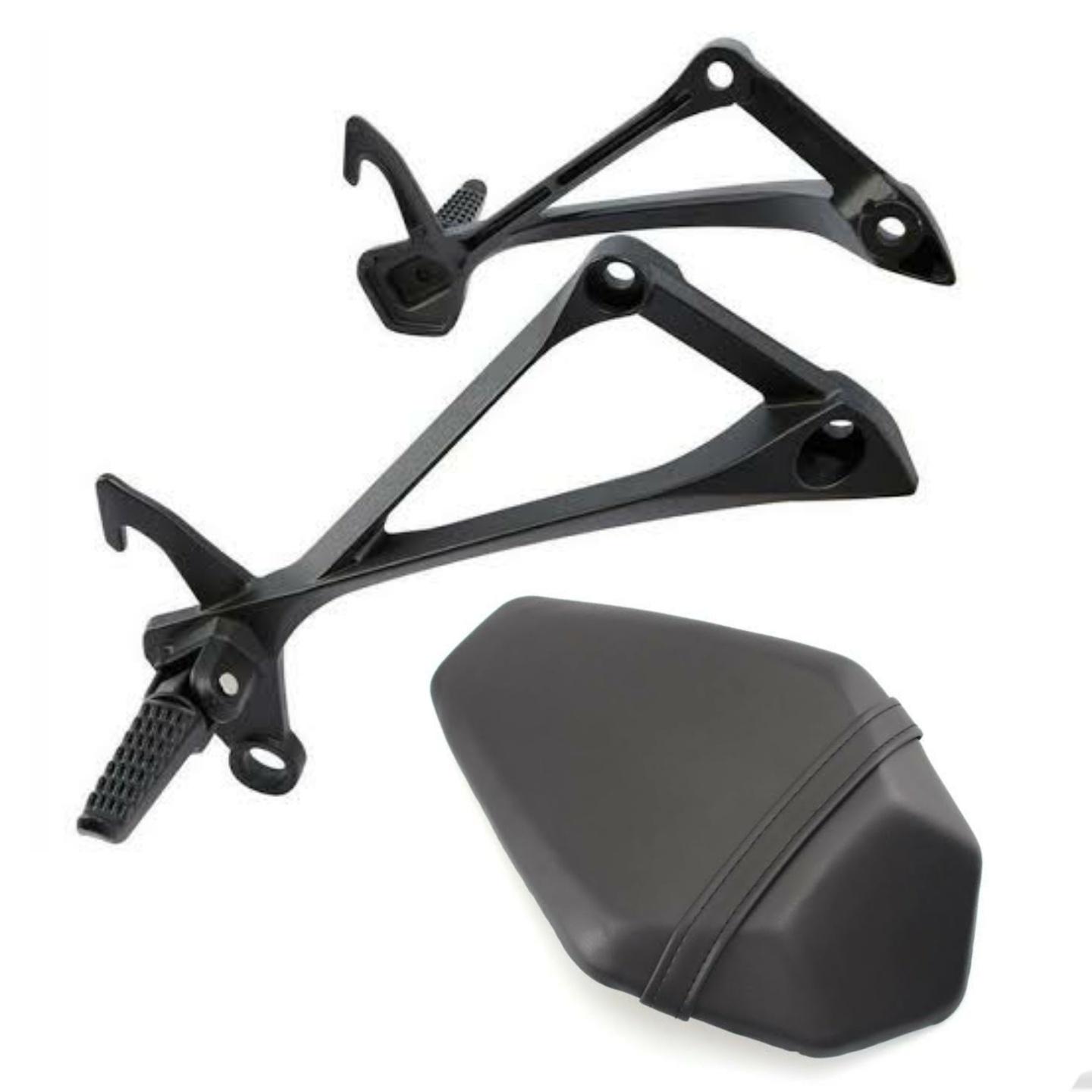 Kawasaki ZX10R 2016-2020 Rear/back Seat With Passenger Footrest Mount